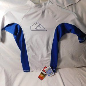 Quiksilver UPF 50+ Sun Protection Rash Guard Shirt NWT
